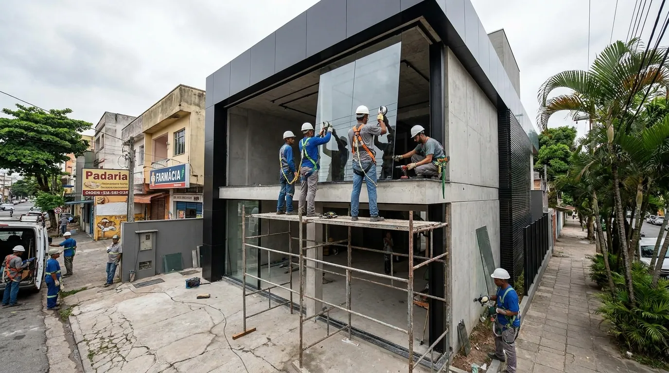 Fachadas para Lojas e Empresas em Limeira‑SP