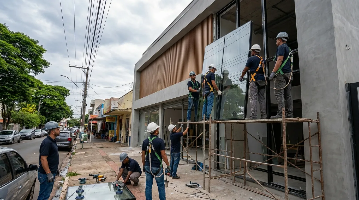 Fachada de Vidro em Limeira‑SP