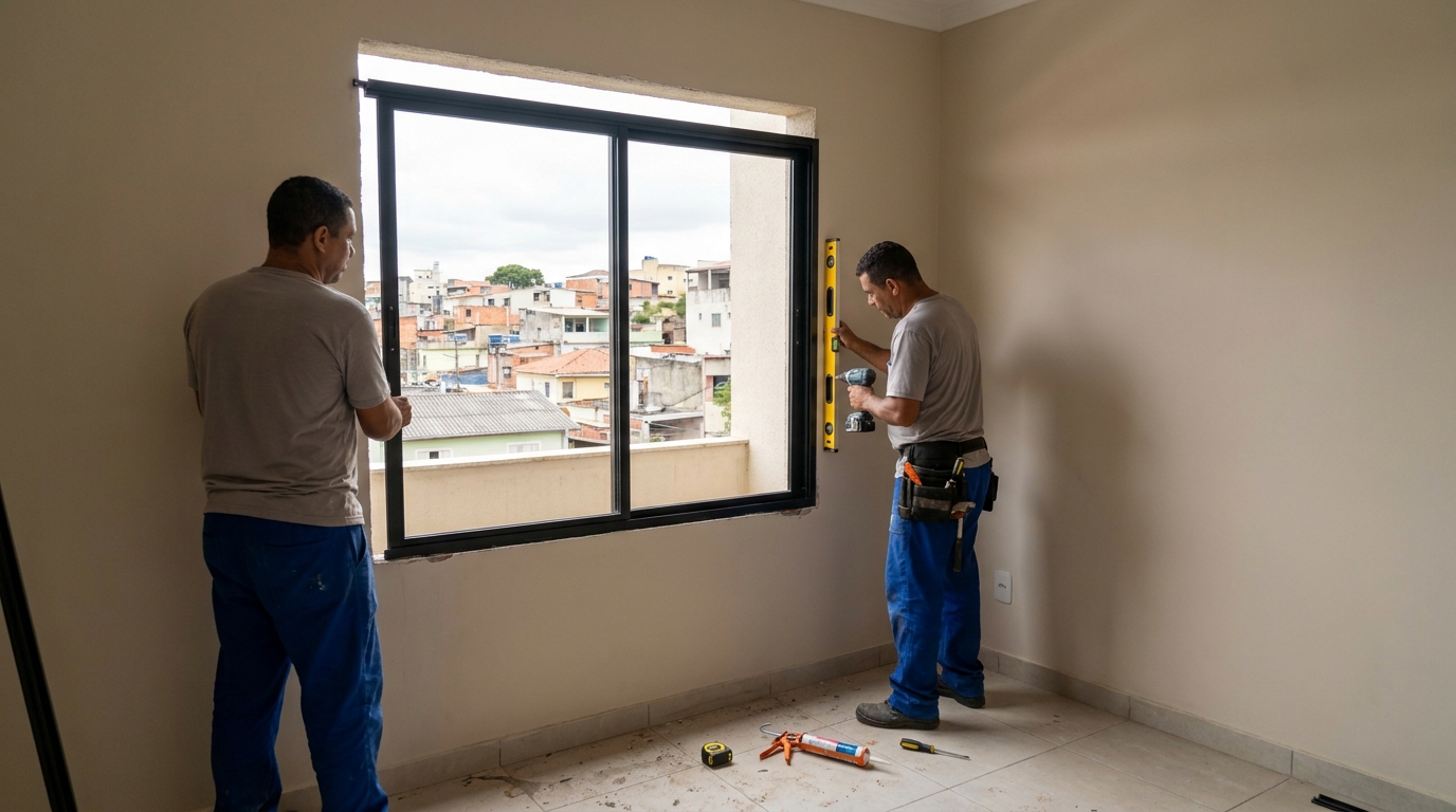 Fechamento de Ambientes em Anavec, Limeira‑SP