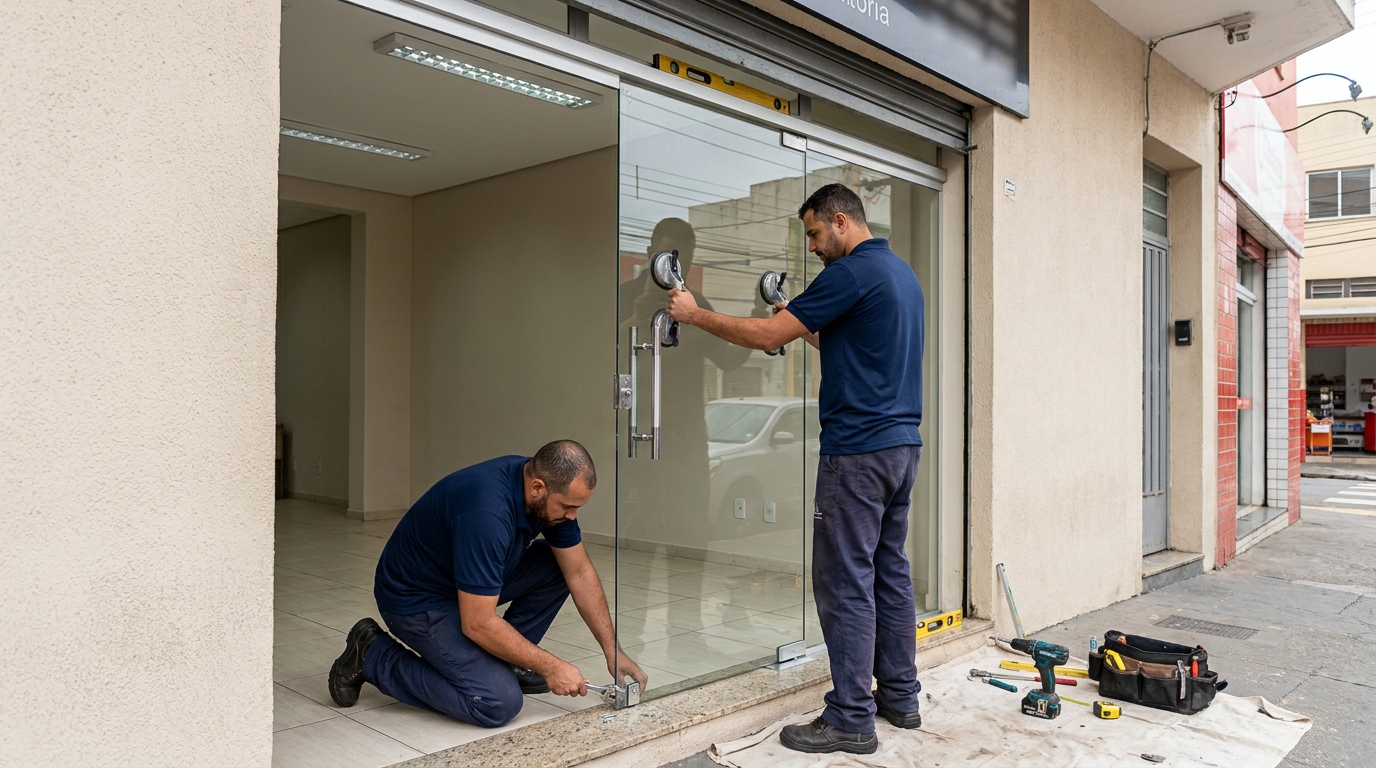 Portas Residenciais e Comerciais no Centro, Limeira‑SP