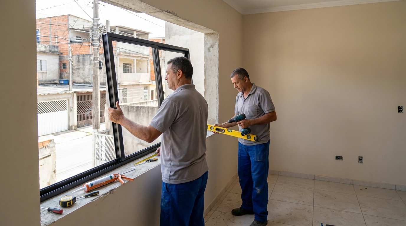 Esquadrias de Alumínio em Anavec, Limeira‑SP