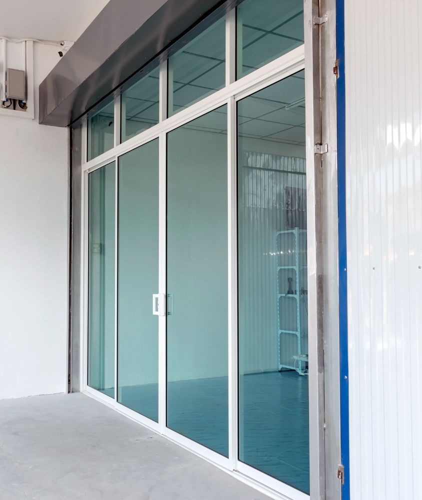 porta de vidro em Limeira